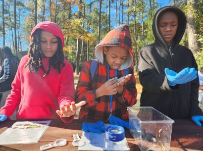 NPS Students at Camp Young 